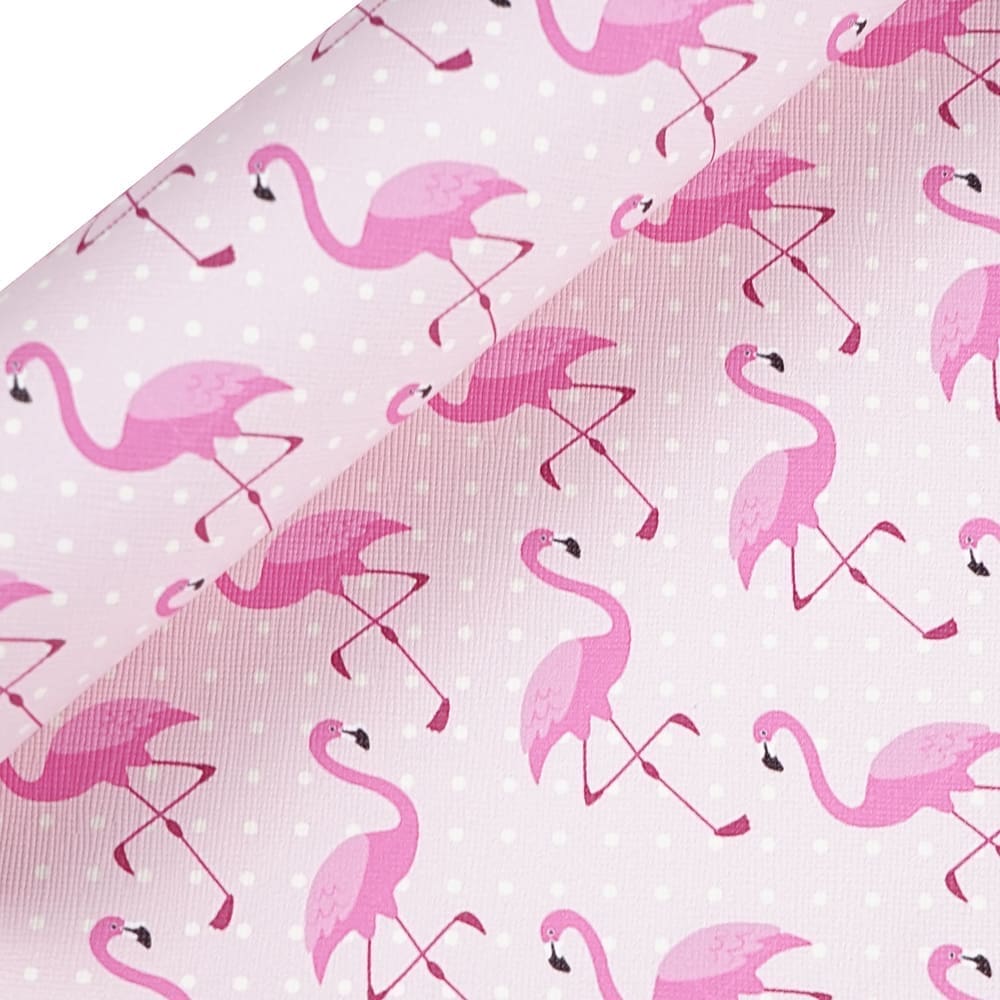 Faux Leather : 5 Piece Flamingo Craze (FL53)