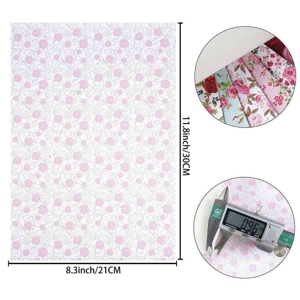 Faux Leather : 8 Piece Pretty Floral Range (FL54)