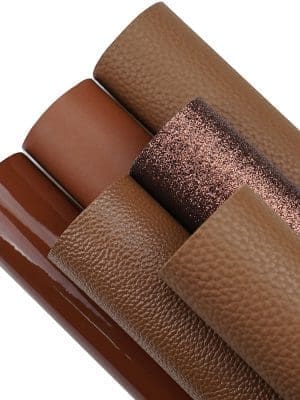 Faux Leather : 6 Piece Coffee Tone Range (FL55)