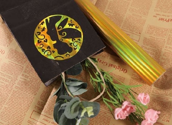 Adhesive Vinyl : 12 by 12 inch Permanent Glossy Holographic