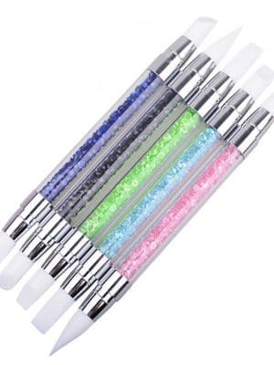 5 Piece Double Sided Silicon Brush Set