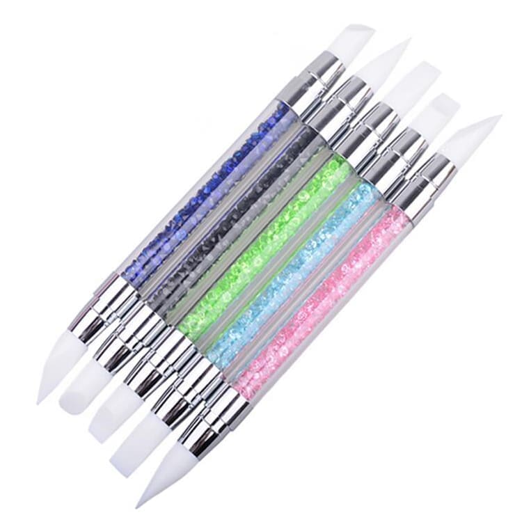 5 Piece Double Sided Silicon Brush Set