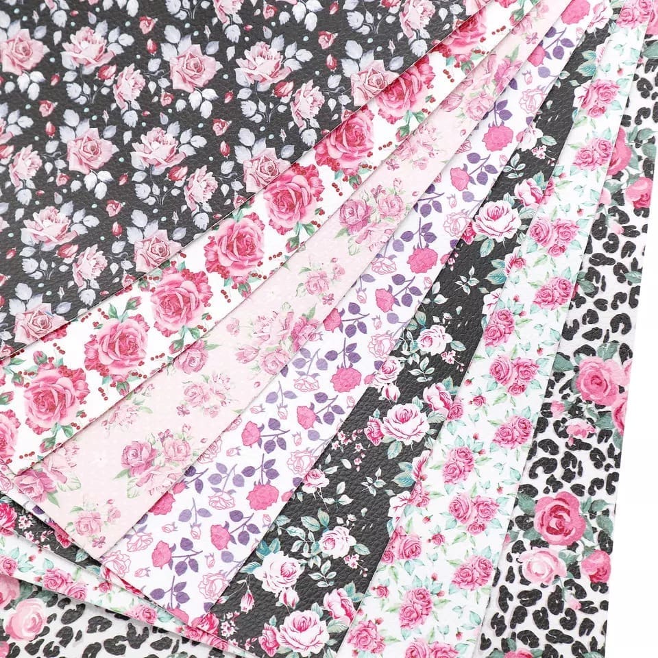Faux Leather : Rose Galore Sheets (FL26-SS)