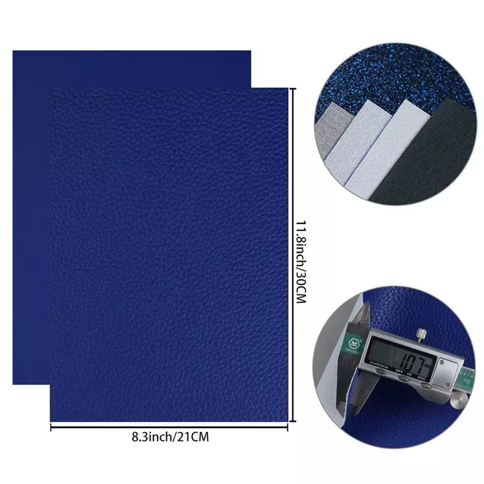 Faux Leather : 6 Piece Blue Mermaid Deluxe Mix (FL58)