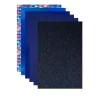 Faux Leather : 6 Piece Blue Mermaid Deluxe Mix (FL58)