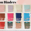 Binders : Macaron Budget Binders