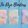 Binders : Tie Dye Binders