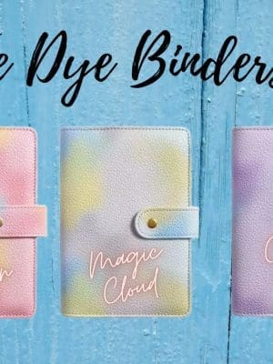 Binders : Tie Dye Binders