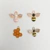 BeeCharm Keychain Accessories : Bee Charms