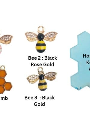 BeeCharmsMain Keychain Accessories : Bee Charms