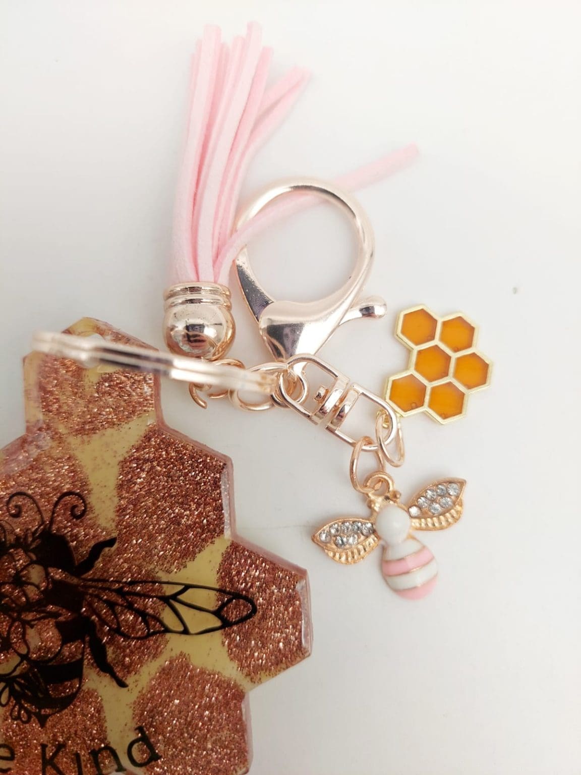 Beecharm5 Keychain Accessories : Bee Charms