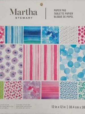 Printed Cardstock Books : Martha Stewart Watercolor