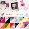 Printed Cardstock Books : Rainbow Splash