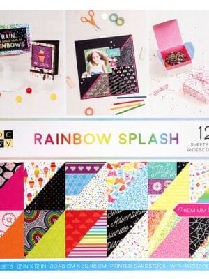 Printed Cardstock Books : Rainbow Splash