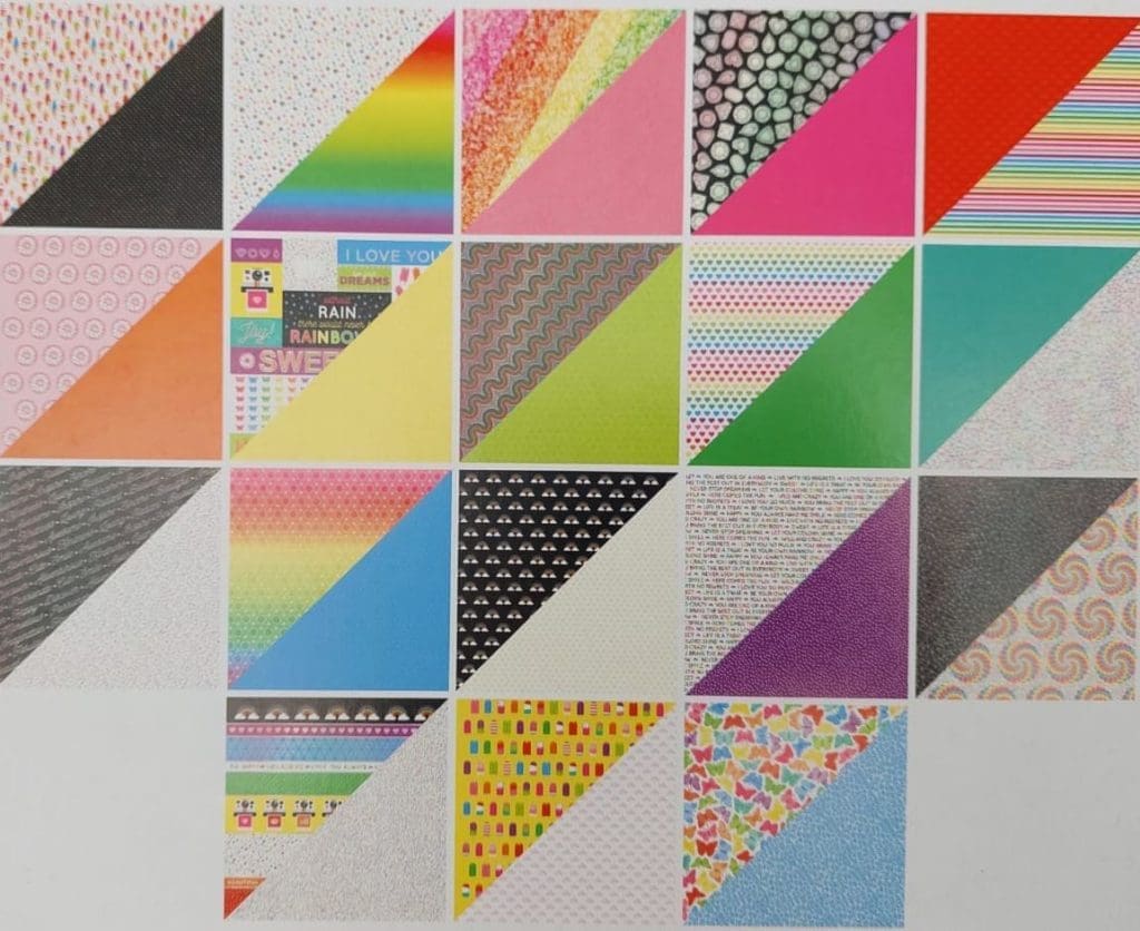 Printed Cardstock Books : Rainbow Splash