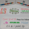 1 36 Xinart Dual Tip Pens for Cricut Joy & Makers & Explores