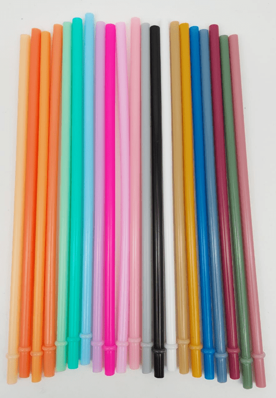 Consumables : Replacement Straws for 16oz Matte Pastel Acrylic Skinny Tumblers