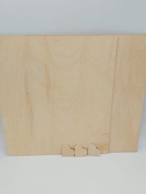 Basswood Sheets 30cm by 27cm (Set of 2) for Cricut or Laser