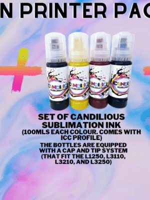 Sublimation Printer Package Deal : A4 Epson EcoTank L3251 Colour WiFi 3-in-1 Printer