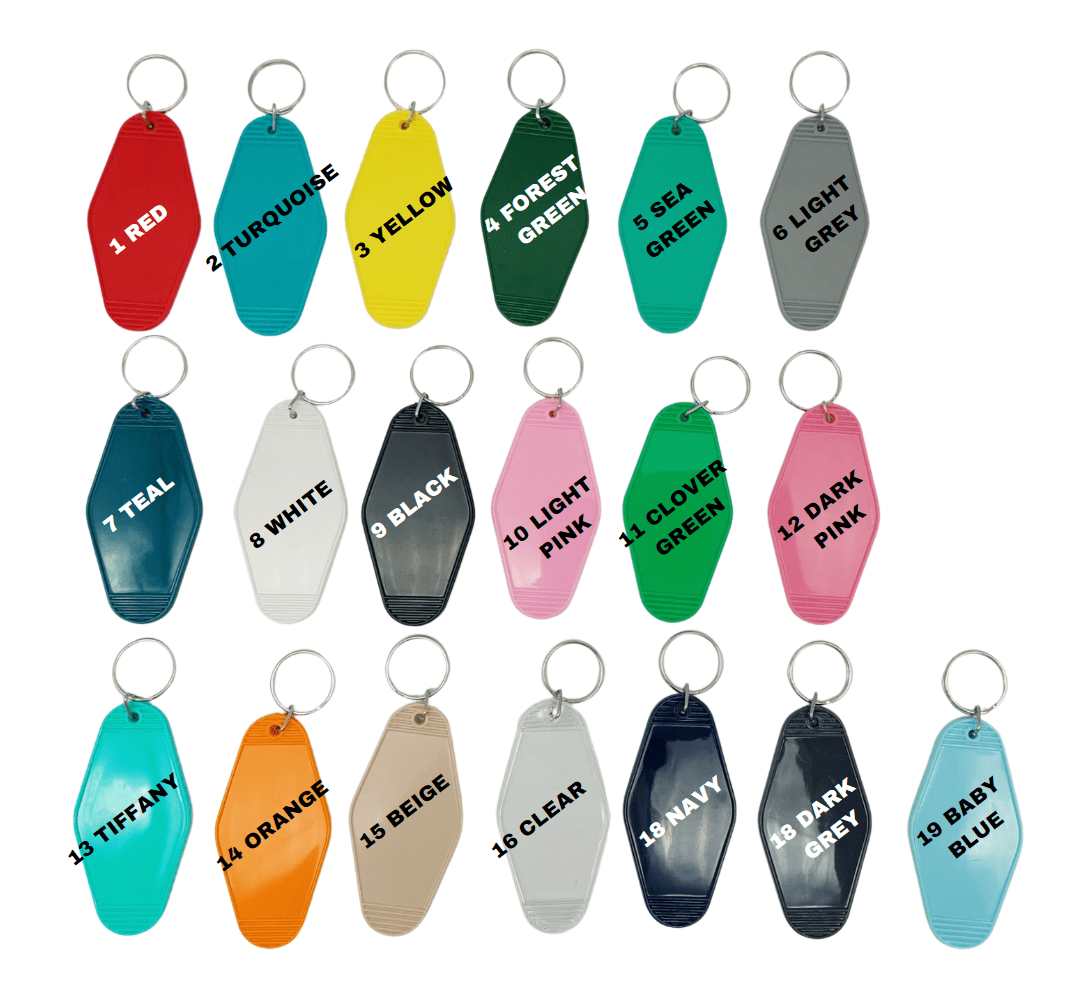 Motel Acrylic Keychains
