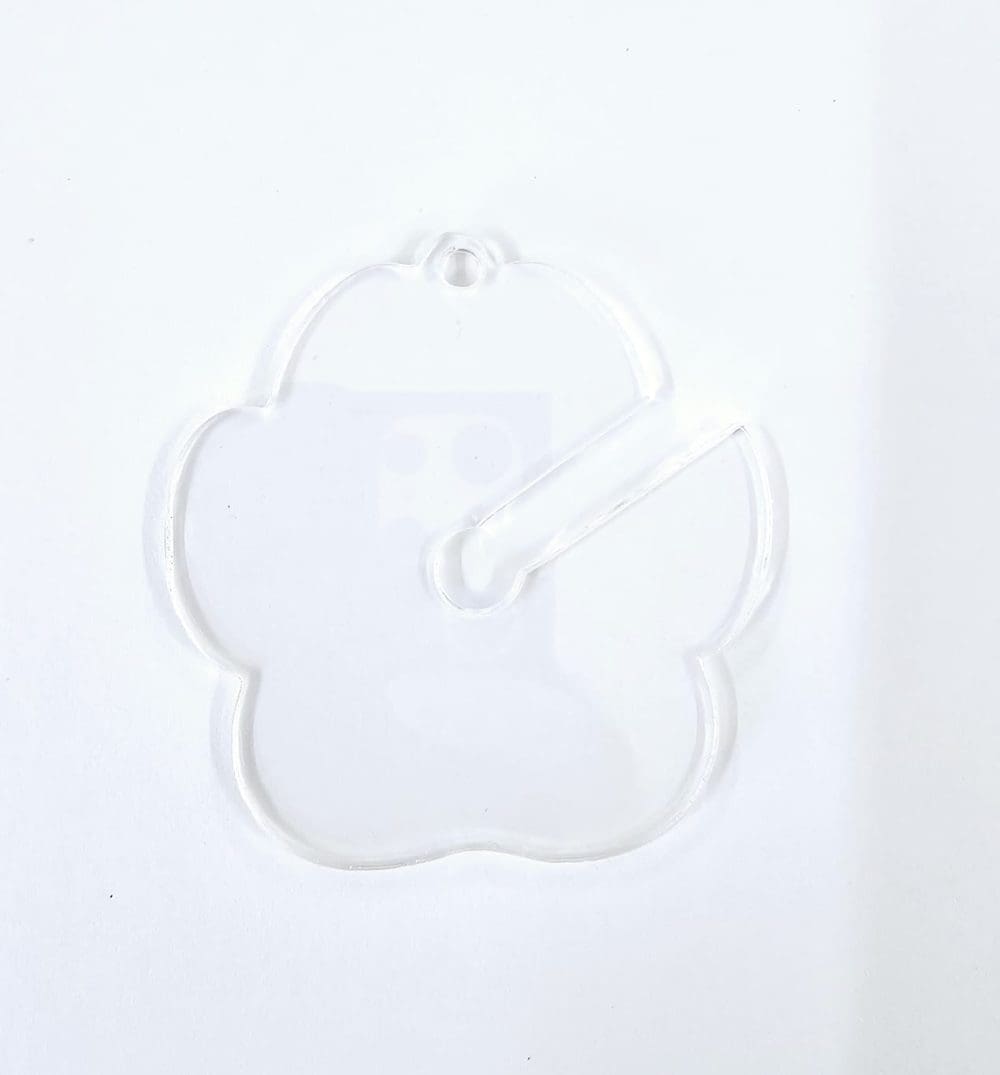Pooploop Clear Acrylic Shapes : CLEAR Poop Loop Keychain (1.5, 2, 3 & 5mm)