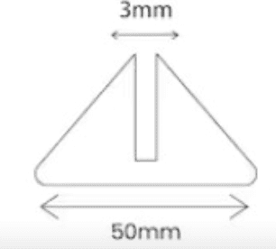 Acrylic Blanks : Acrylic Board Stands (Feet) Set