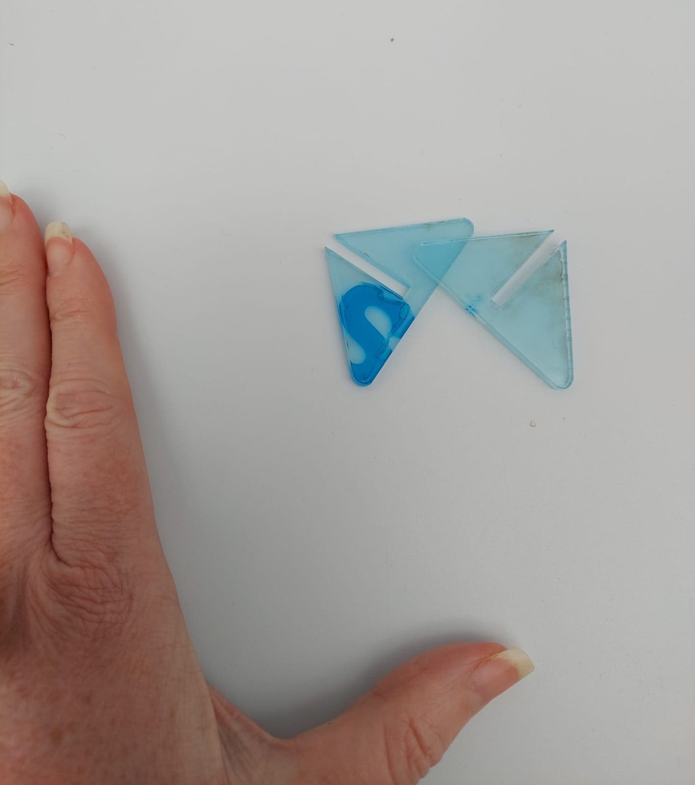 Acrylic Blanks : Acrylic Board Stands (Feet) Set