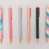 Binder Accessories : Rose Gold Trimmed Glitter Pens