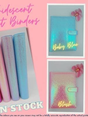 Budget Binders : A5 Iridescent Budget Binders