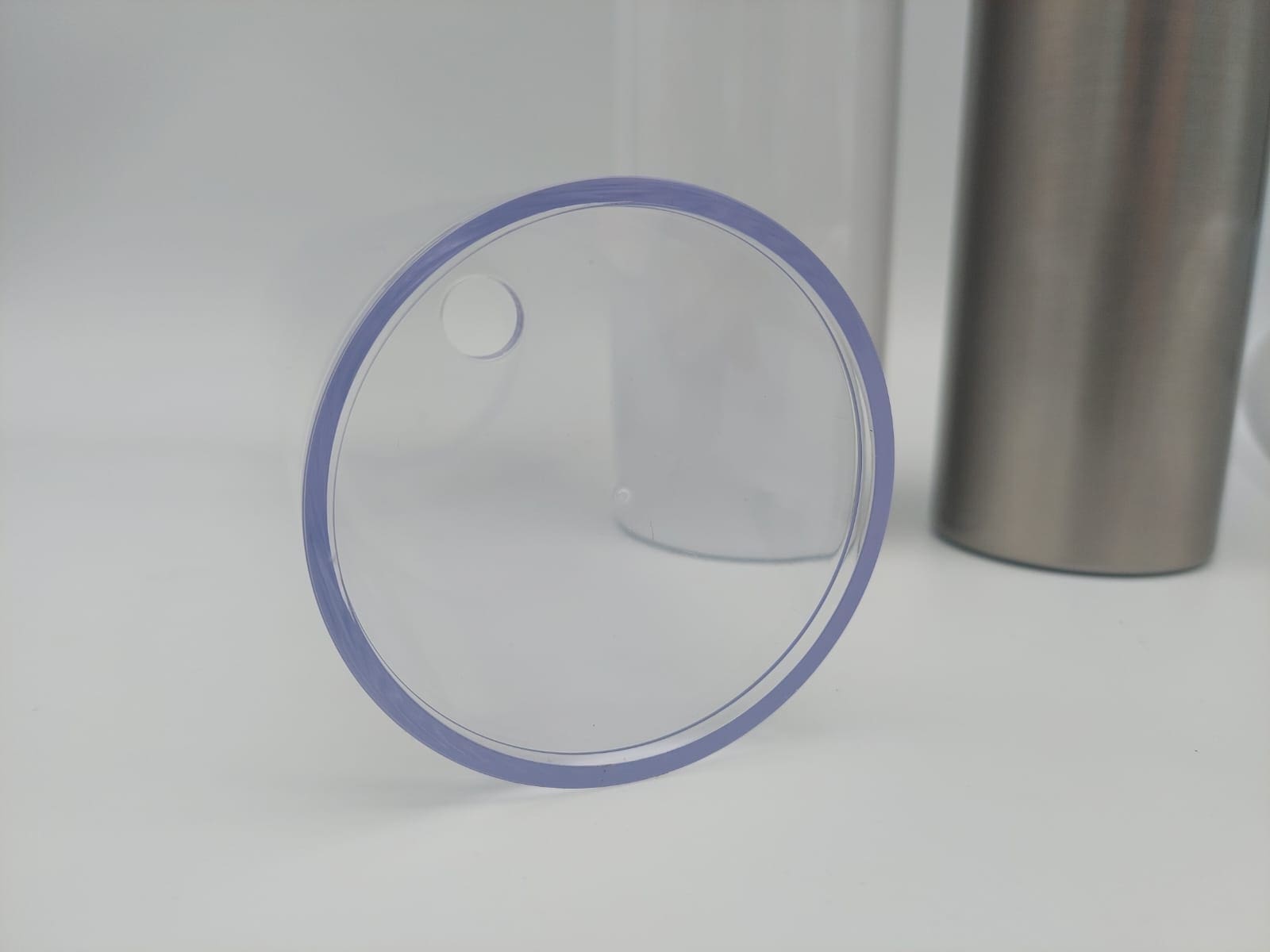 Sublimation Blanks : 20oz Steel Straight Sublimation Storyboard Snowglobe Tumbler with pre-drilled hole