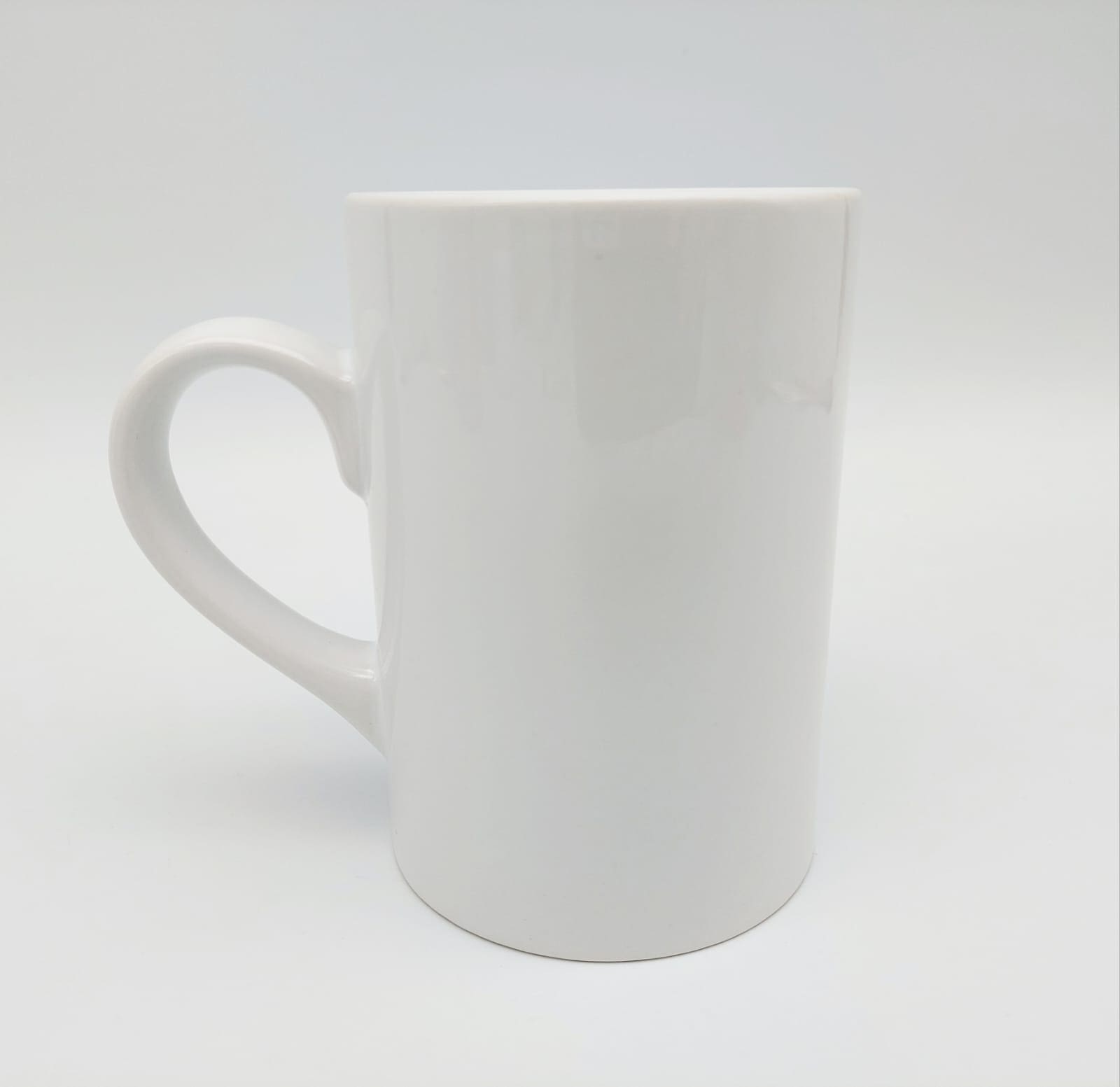 Sublimation Blanks : 10oz Slim Straight White Mug