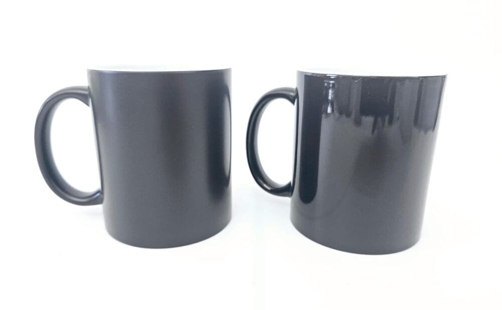11oz Black Magic Mug Sublimation Blanks : 11oz Black Magic Mugs, Glossy or Matte + white box (TTX)