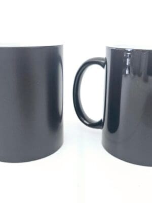 11oz Black Magic Mug Sublimation Blanks : 11oz Black Magic Mugs, Glossy or Matte + white box (TTX)