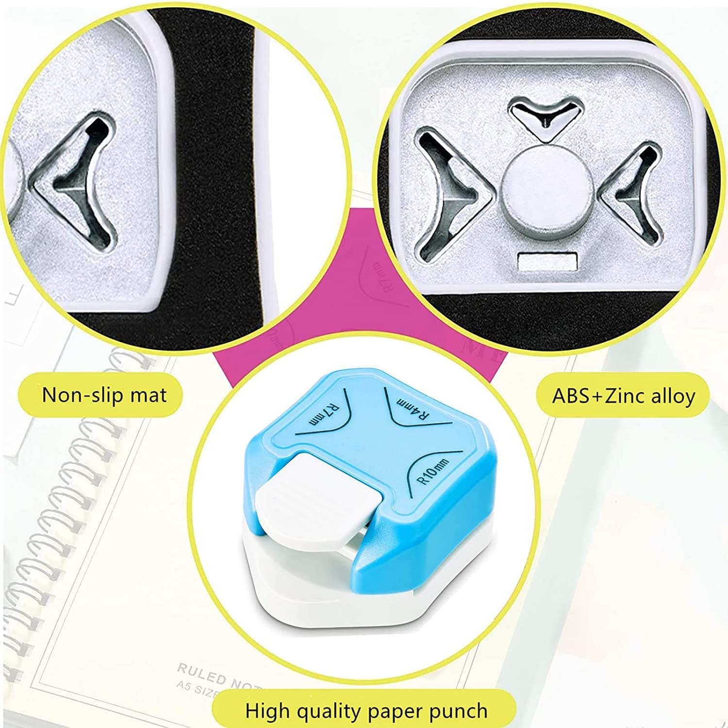 Arts & Crafts : 3 in 1 Round Corner Craft punch