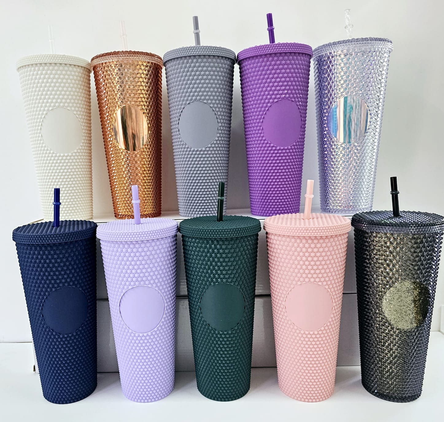 24oz Double Walled Studded Acrylic Tumblers : Limited Edition