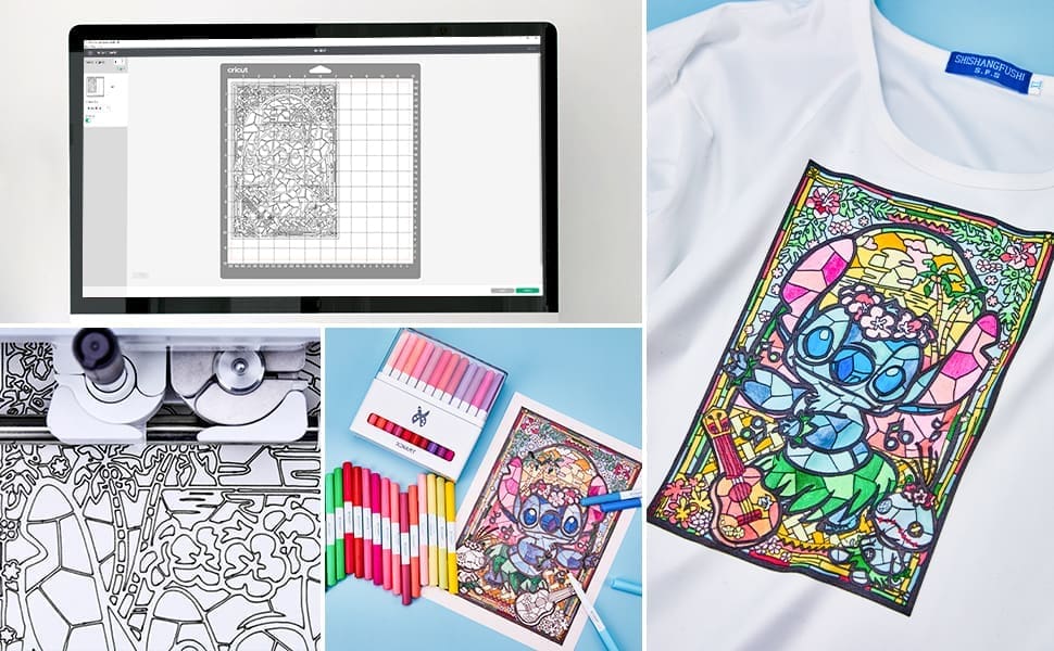 1 Sublimation/Infusible Ink Pen Set : 36 Xinart Dual Tip Pens for Cricut Makers/Explore & Air