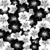 1 Sublimation Blanks Infusible Ink Transfer Sheets : (6) Black & White Anemone Floral Fantasy