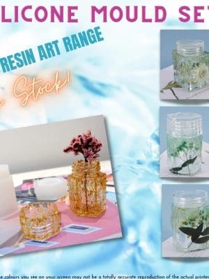 Resin & Epoxy : Set of 3 Silicone Bottle Moulds for Epoxy Resin Art