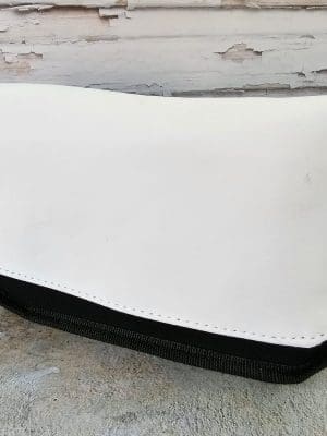 FlapMakeupPencilBagBlack Sublimation Blanks : Black Versatile Cosmetic, Toiletry or Pencil Bag