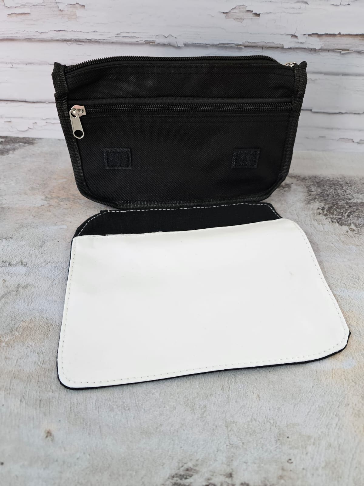 Sublimation Blanks : Black Versatile Cosmetic, Toiletry or Pencil Bag