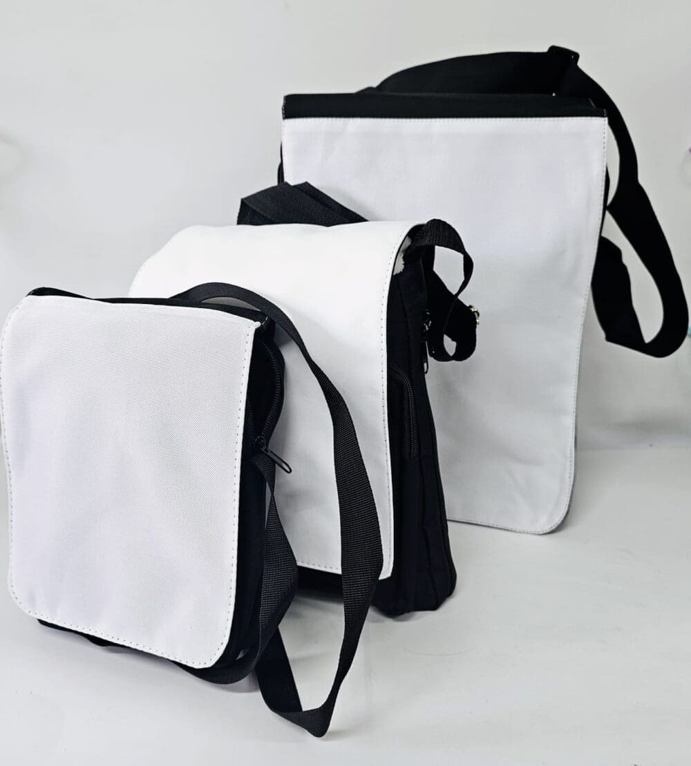 Group shoulder Bags Sublimation Blanks : Black Shoulder Bags (ZZ)(TTX)