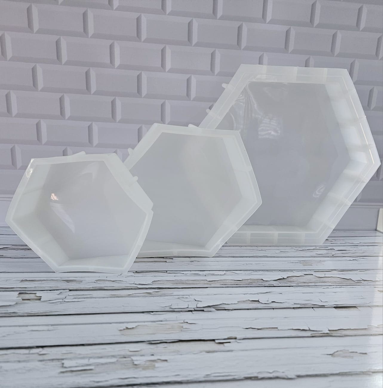 Resin & Epoxy : Hexagon Moulds
