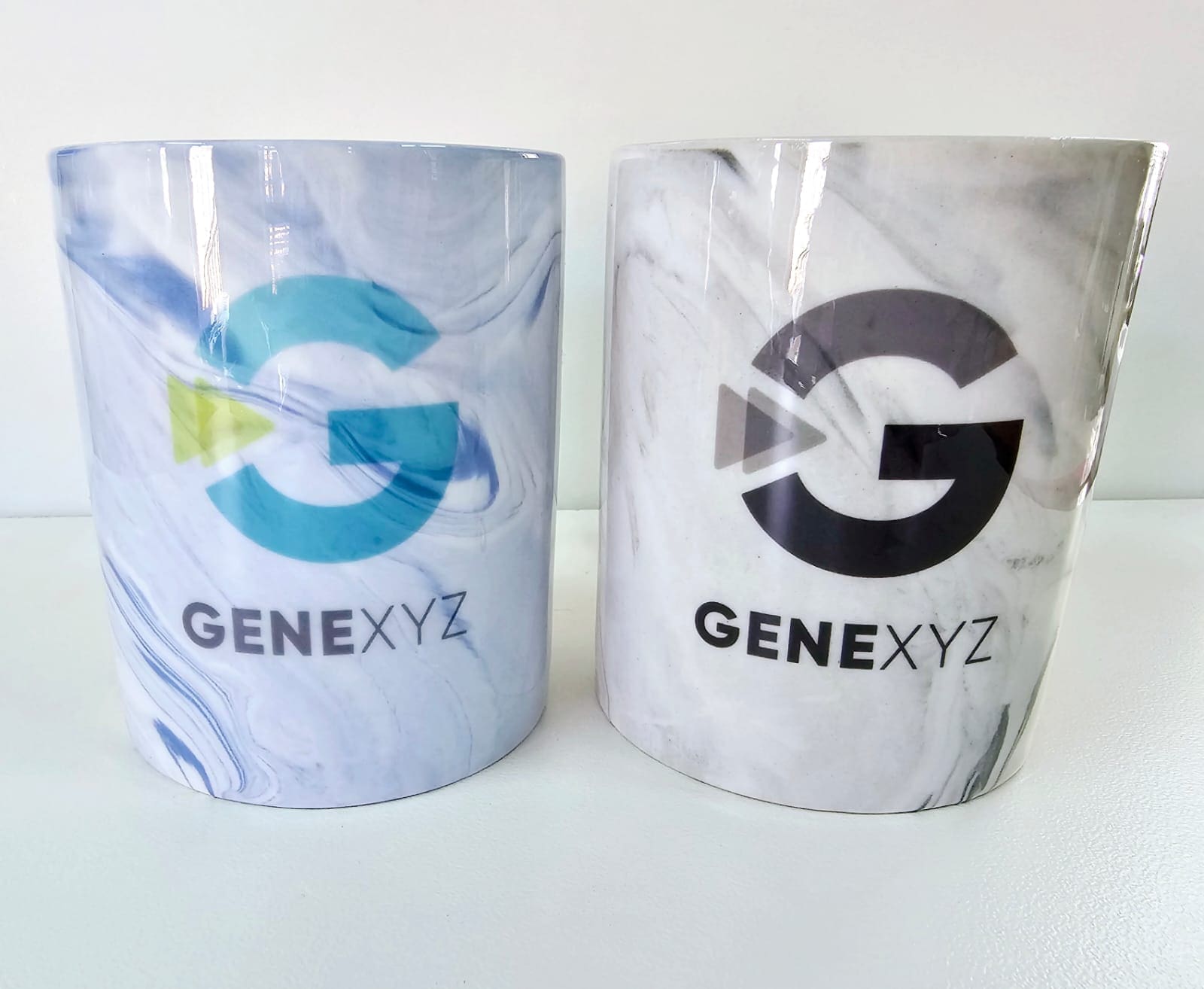 MarbleMugsPrint Sublimation Blanks : 11oz Marble Mugs