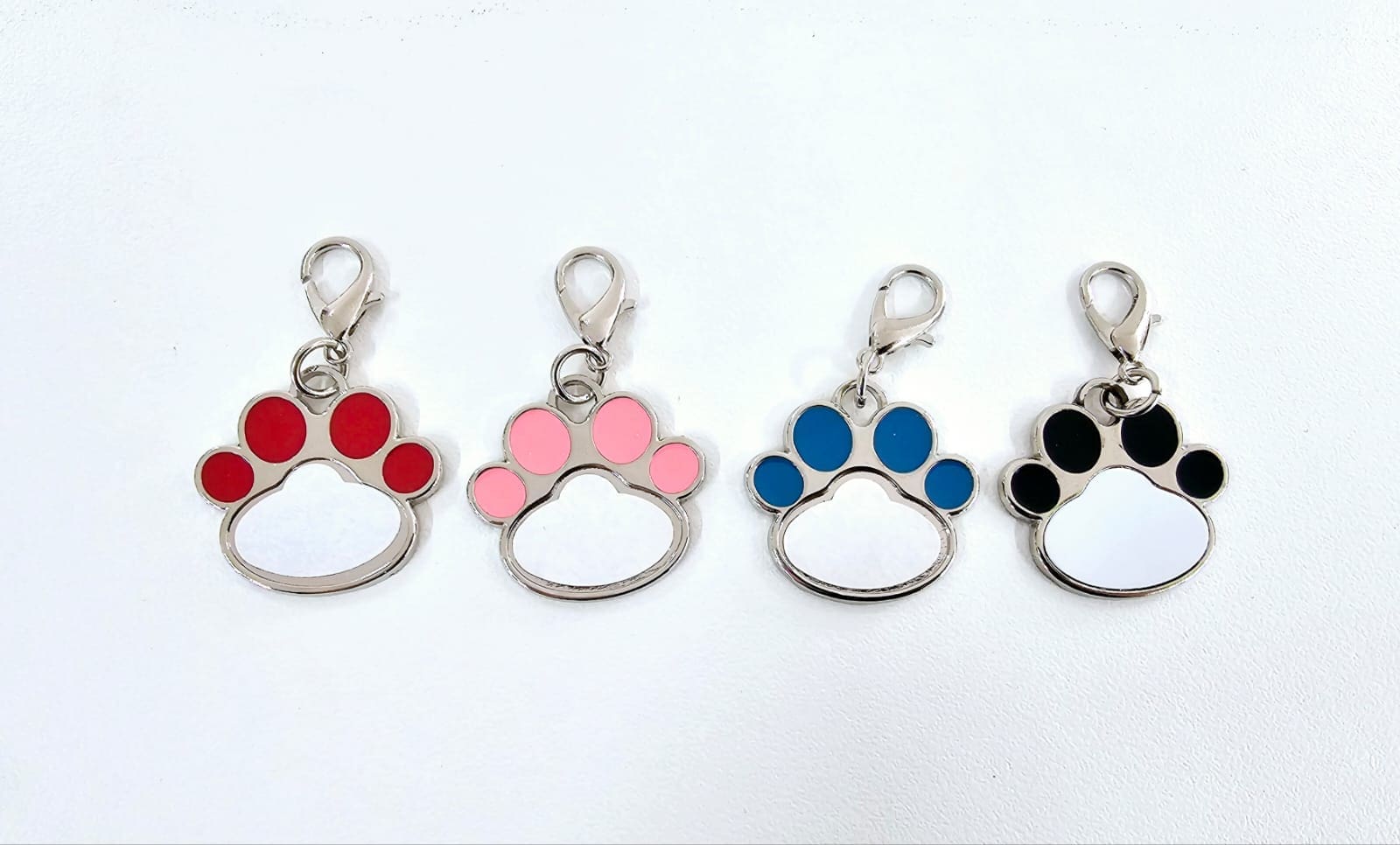 Sublimation Keyrings : Pet Paws Tags/Keyrings
