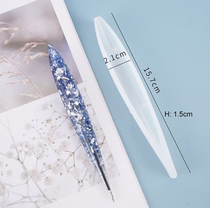 Resin & Epoxy : 3 Piece Silicone Pen Moulds