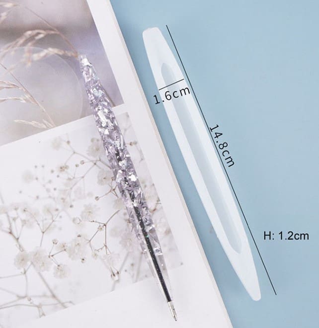 Resin & Epoxy : 3 Piece Silicone Pen Moulds