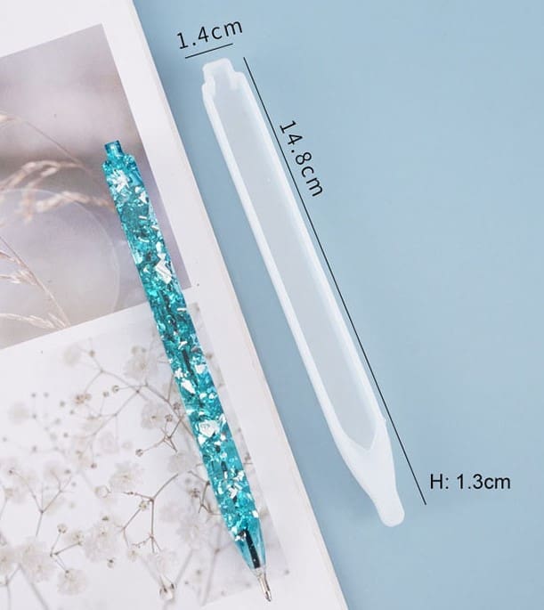 Resin & Epoxy : 3 Piece Silicone Pen Moulds