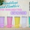 16ozSlantedColoured_All_Real Sublimation Blanks : 16oz Candilious Slanted Tumblers Double Walled & Insulated