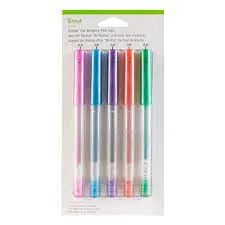 2004026 - Cricut Explore + Maker Medium Point Gel Pen Set 5-pack (Glitter Brights)