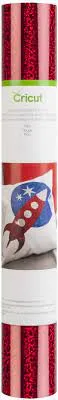 2004137 - Cricut holo Sparkle Iron-On 12x24'' (Red)